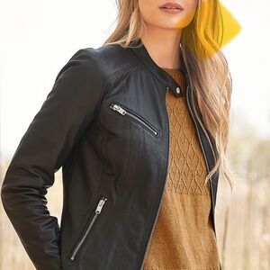 Marc New York Felicity Leather Jacket
Size M